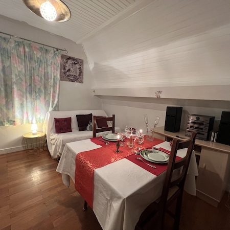 La table romantique dressée Table romantique ambiance